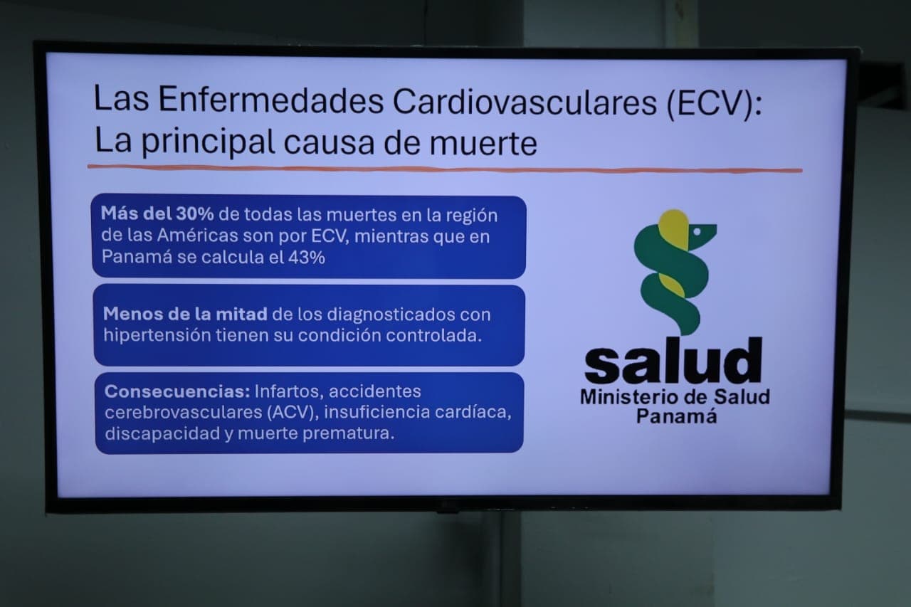Ministerio de Salud de Panamá — Minsa y OPS lanzan Vía Clínica de Hipertensión para reducir el impacto de enfermedades cardiovasculares en Panamá